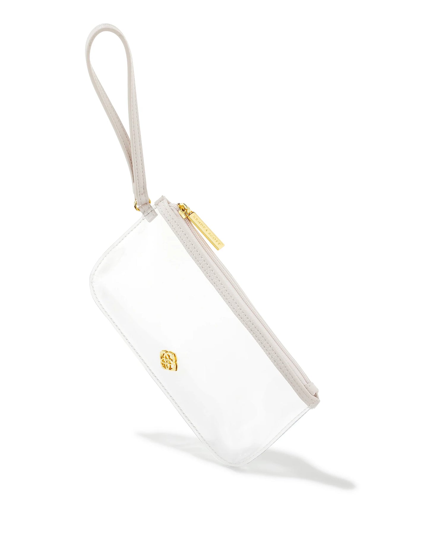 Kendra Scott Clear Wristlet Gold Clear-Wristlet-Kendra Scott-A2110, BIN E3-The Twisted Chandelier