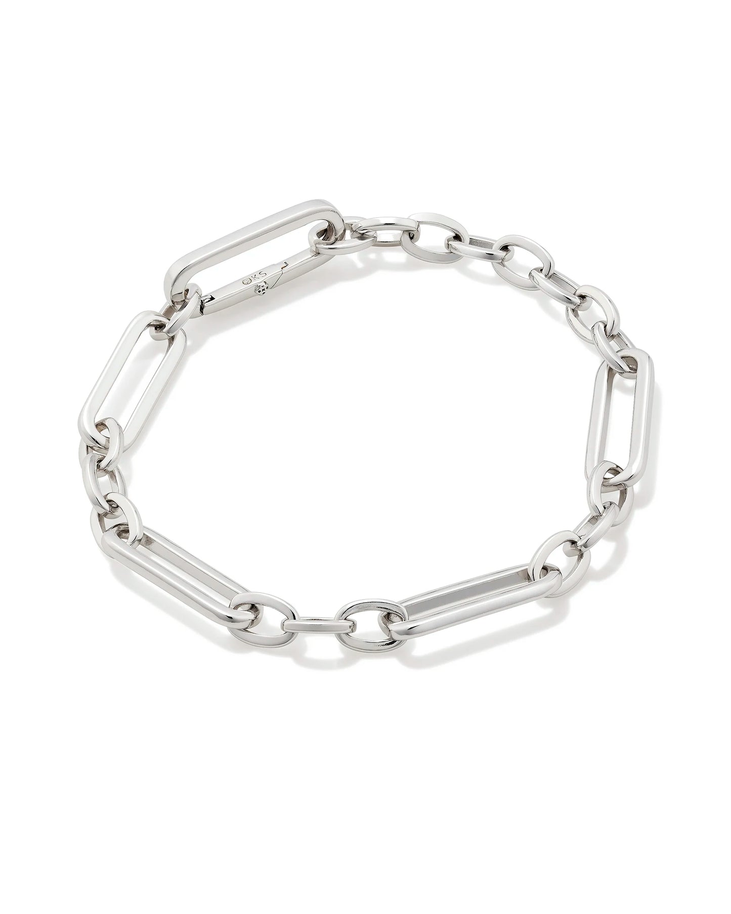 Kendra Scott Heather Link and Chain Bracelet Silver-Bracelets-Kendra Scott-B00083RHD-The Twisted Chandelier