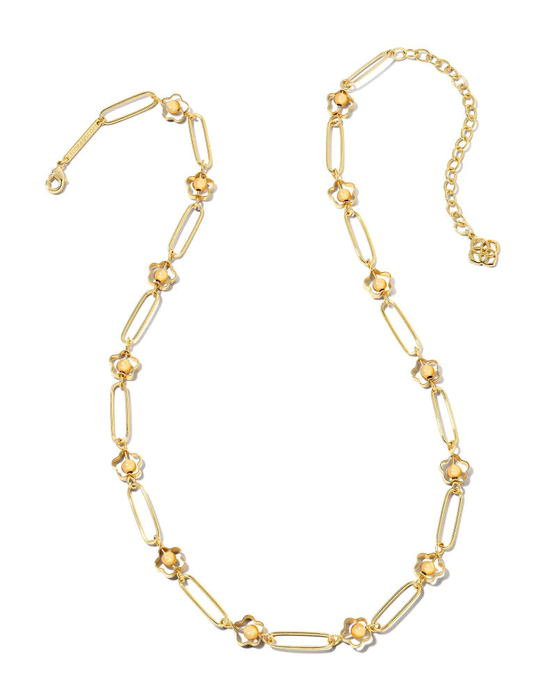 Kendra Scott Susie Link and Chain Necklace-Necklaces-Kendra Scott-N00149GLD-The Twisted Chandelier