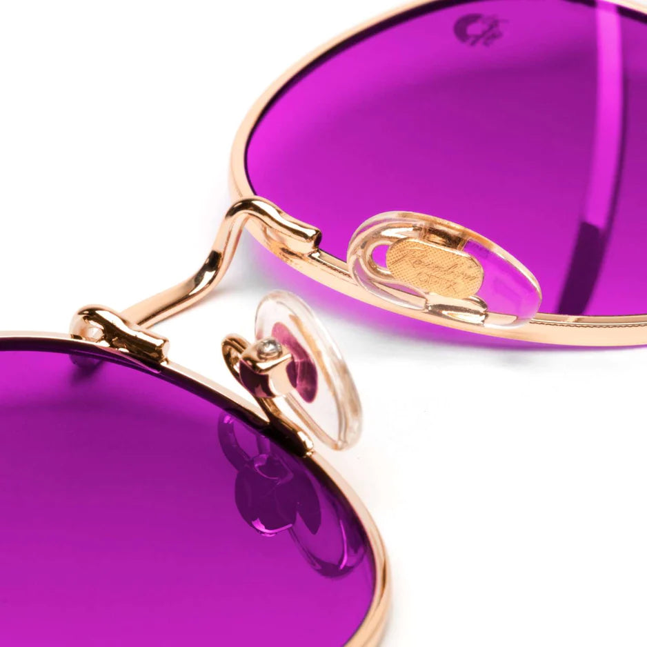 RainbowOPTX Sunglasses Round - Magenta-Accessories-Rainbow Optx-Faire-The Twisted Chandelier