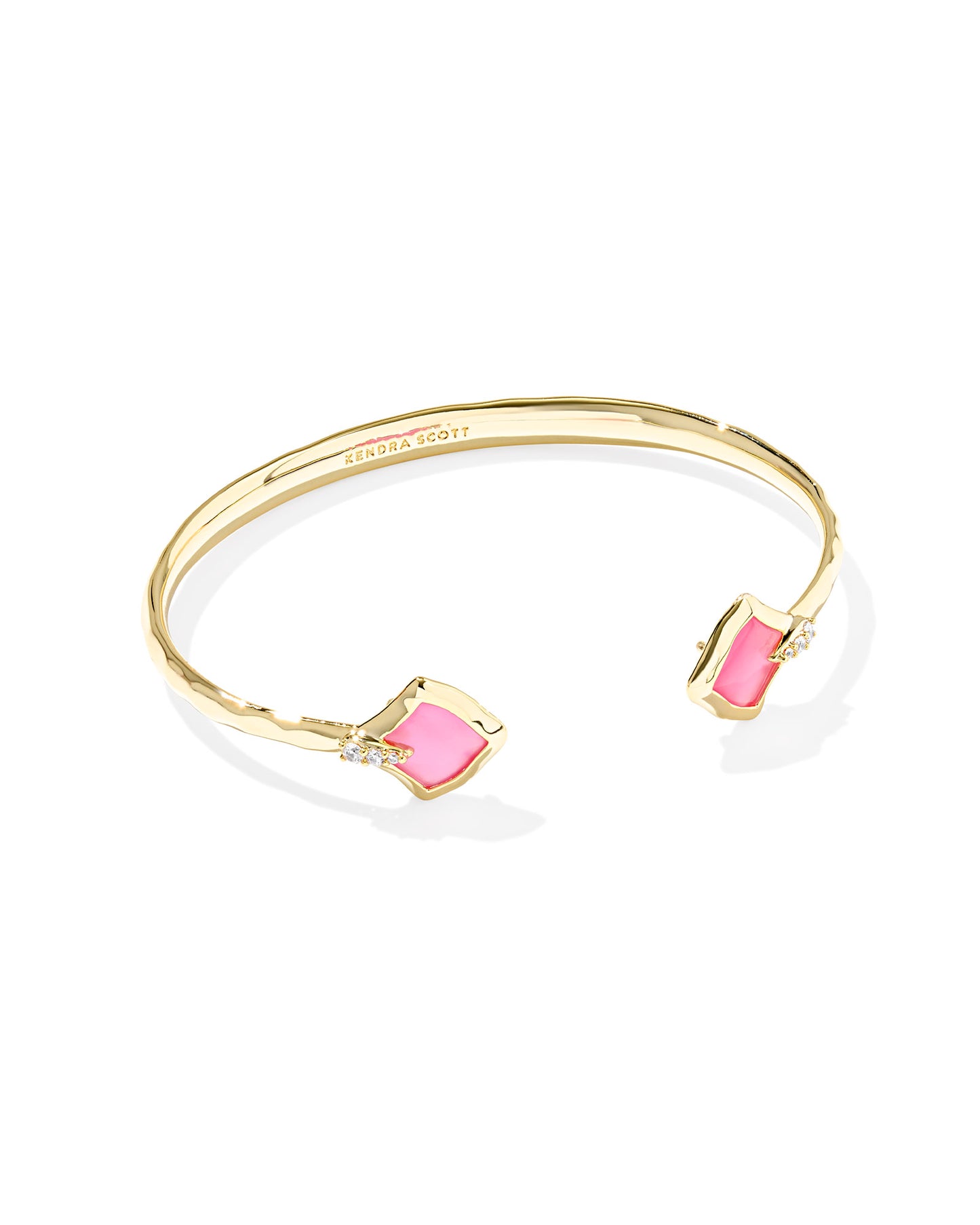 Kendra Scott Joelle Cuff Bracelet Gold Azalea Illusion S/M-Bracelets-Kendra Scott-B00296GLD-The Twisted Chandelier