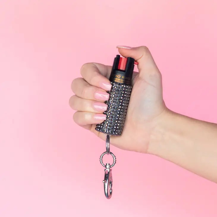 Mink Rhinestone Pepper Spray-Personal Defense-BLINGSTING-Faire-The Twisted Chandelier