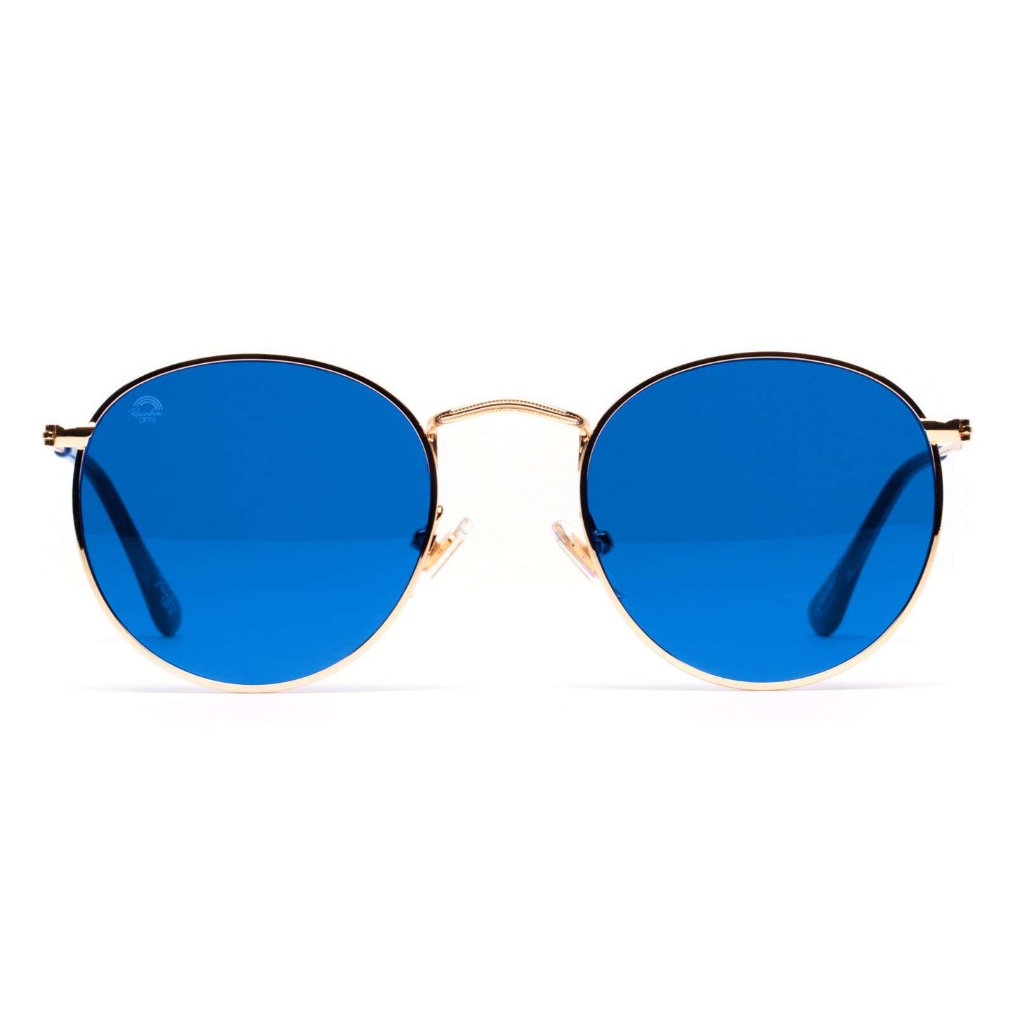 RainbowOPTX Sunglasses Round - Blue-Accessories-Rainbow Optx-Faire-The Twisted Chandelier