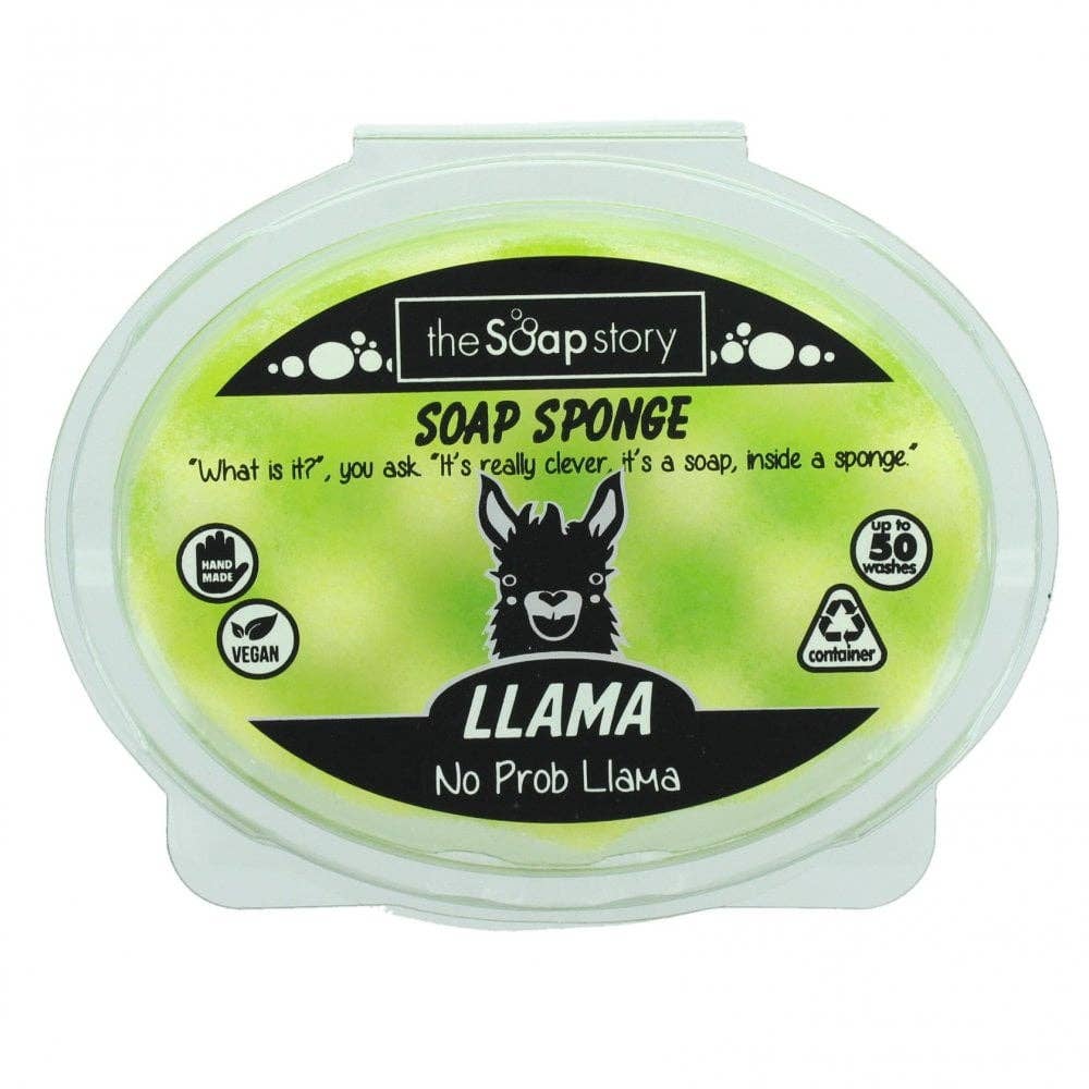 Llama Soap Sponge 150g-The Soap Story-Faire, JAN2022-The Twisted Chandelier