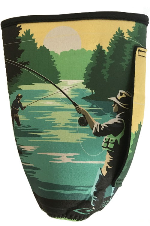 Fishing Landscape 30 oz. Tumbler Drink Sleeve-Drink Sleeves-Blandice-SD2062-The Twisted Chandelier
