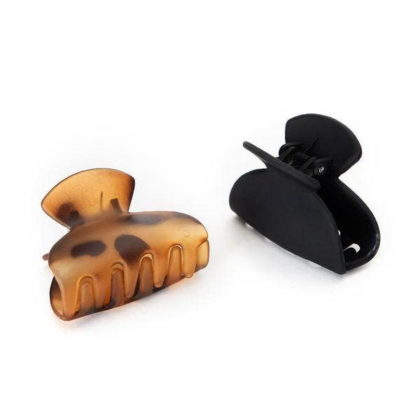 Kitsch Recycled Plastic Small Claw Clips 2pc-KITSCH-Faire-The Twisted Chandelier