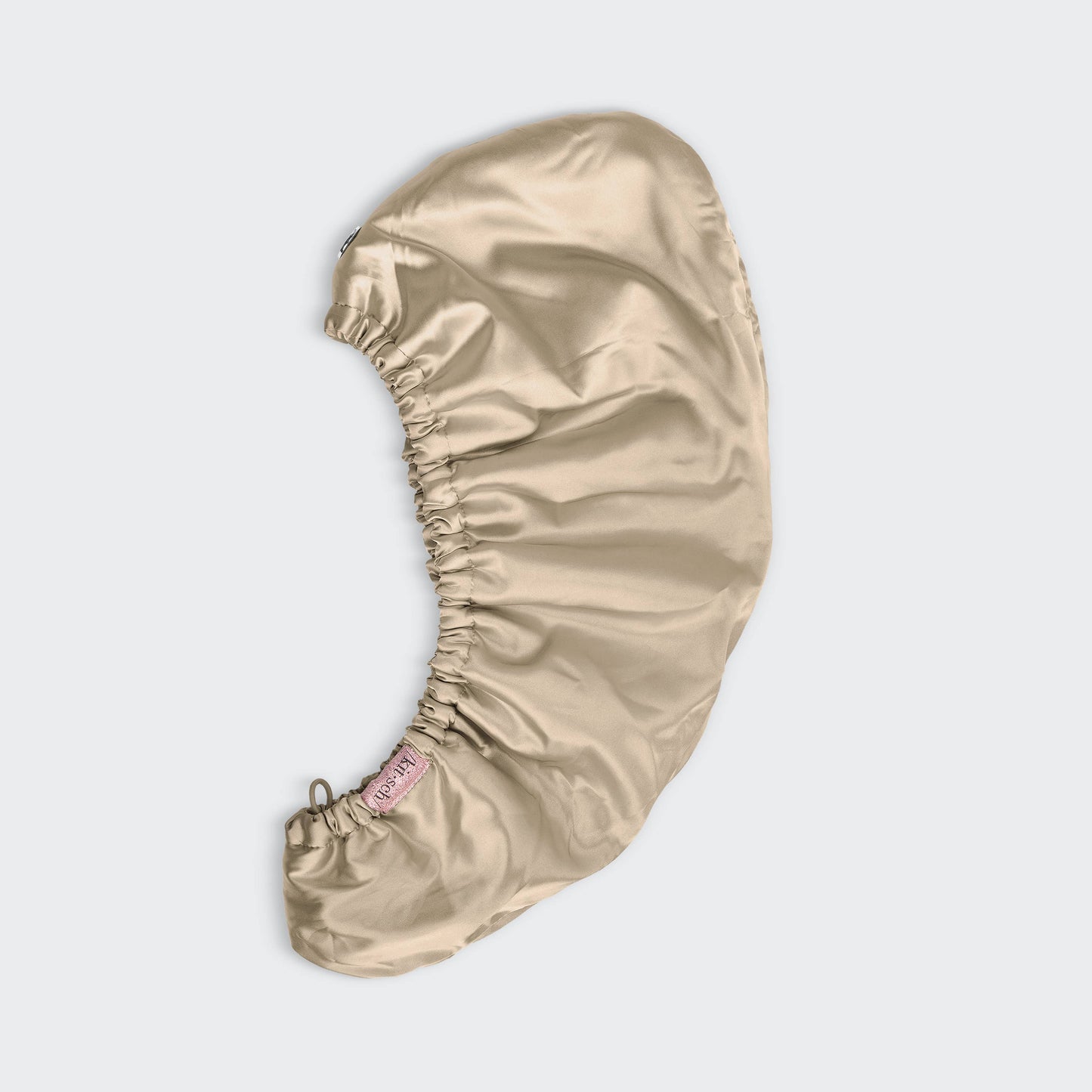 Kitsch Satin Quick Dry Hair Towel - Champagne-Accessories-KITSCH-Faire-The Twisted Chandelier