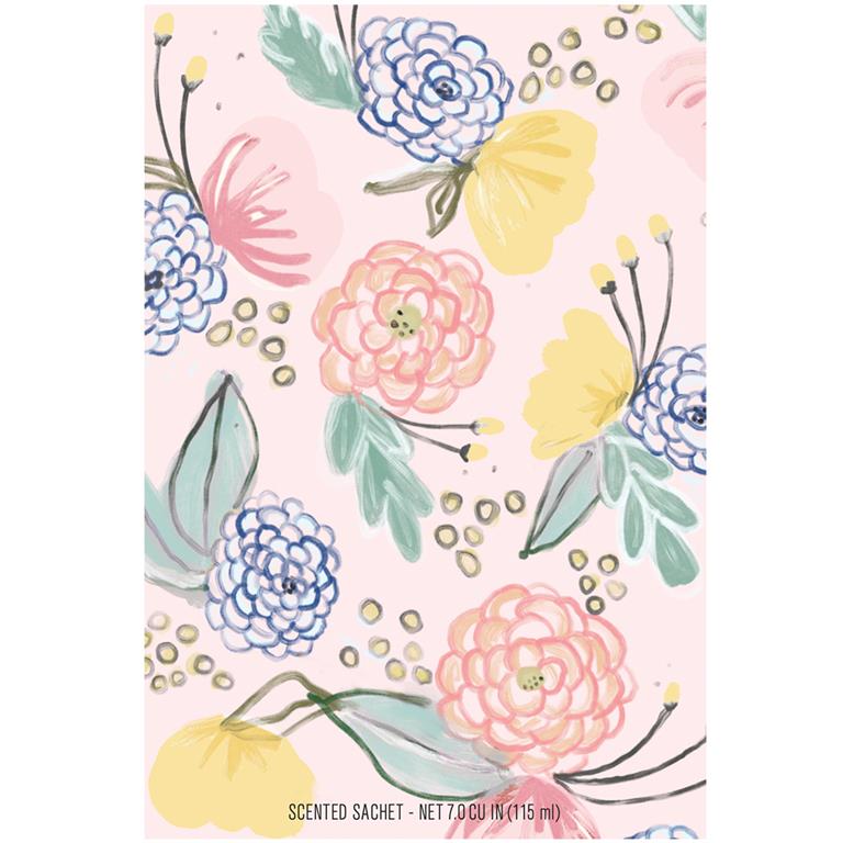 Sweet Grace Scented Sachet - Colorful Floral Print-Home Fragrances-Bridgewater--The Twisted Chandelier