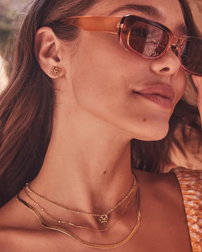 Kendra Scott Kelly Short Pendant Necklace Gold Metal-Necklaces-Kendra Scott-N1940GLD-The Twisted Chandelier