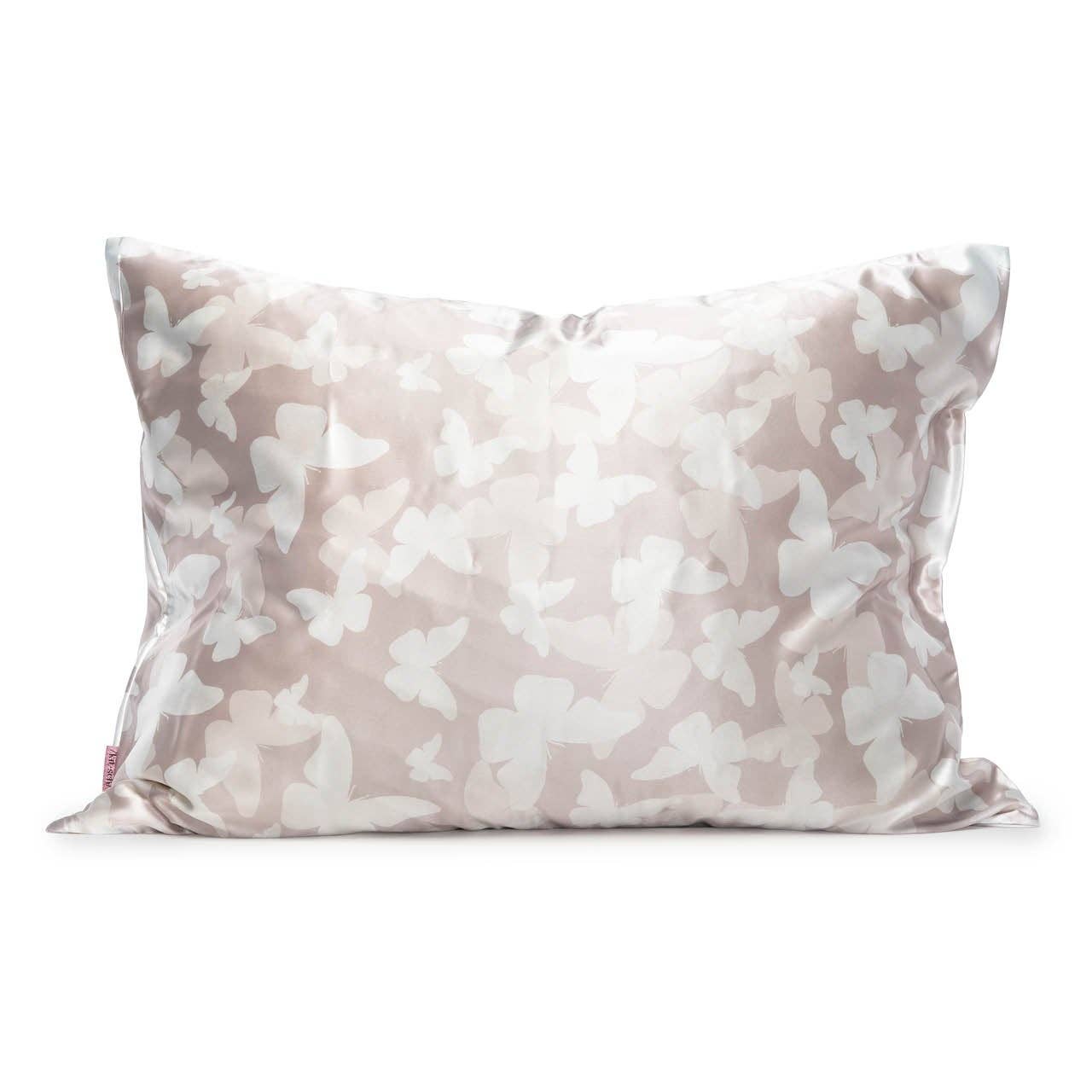 Kitsch Satin Pillowcase - Champagne Butterfly-KITSCH-Faire-The Twisted Chandelier