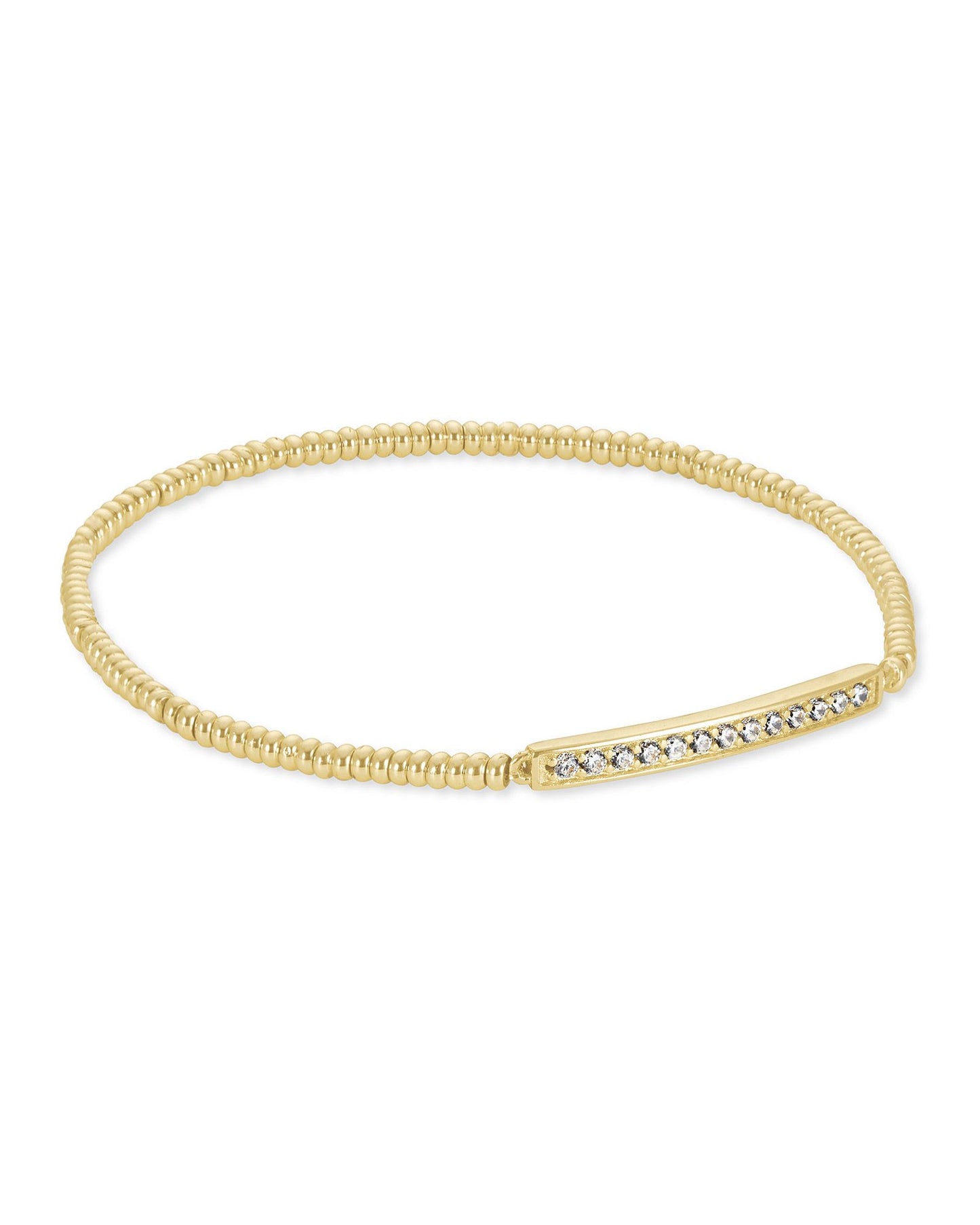 Kendra Scott Addison Stretch Bracelet - Gold-Bracelets-Kendra Scott-B1245GLD-The Twisted Chandelier
