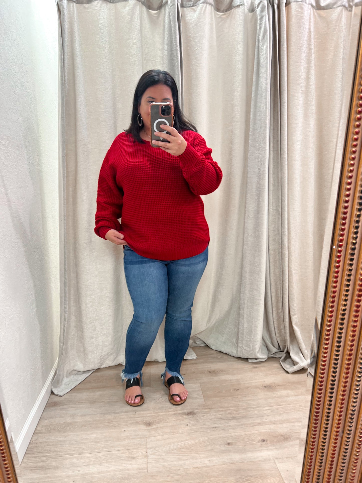 Ashley Mid Rise Cut Out Fray Hem Crop Cello Skinny Jeans - Plus-Skinny Jeans-Cello-05/15/24,1st md,bottoms,Max Retail-The Twisted Chandelier