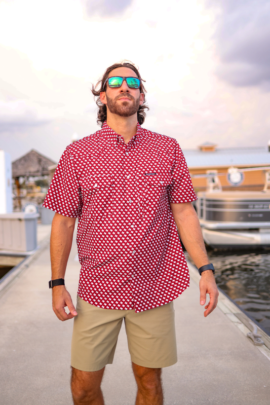 Men's Houston Pearl Snap Fishing Shirt-SALT WATER SOUL-FD 02/18/26,Men's-The Twisted Chandelier