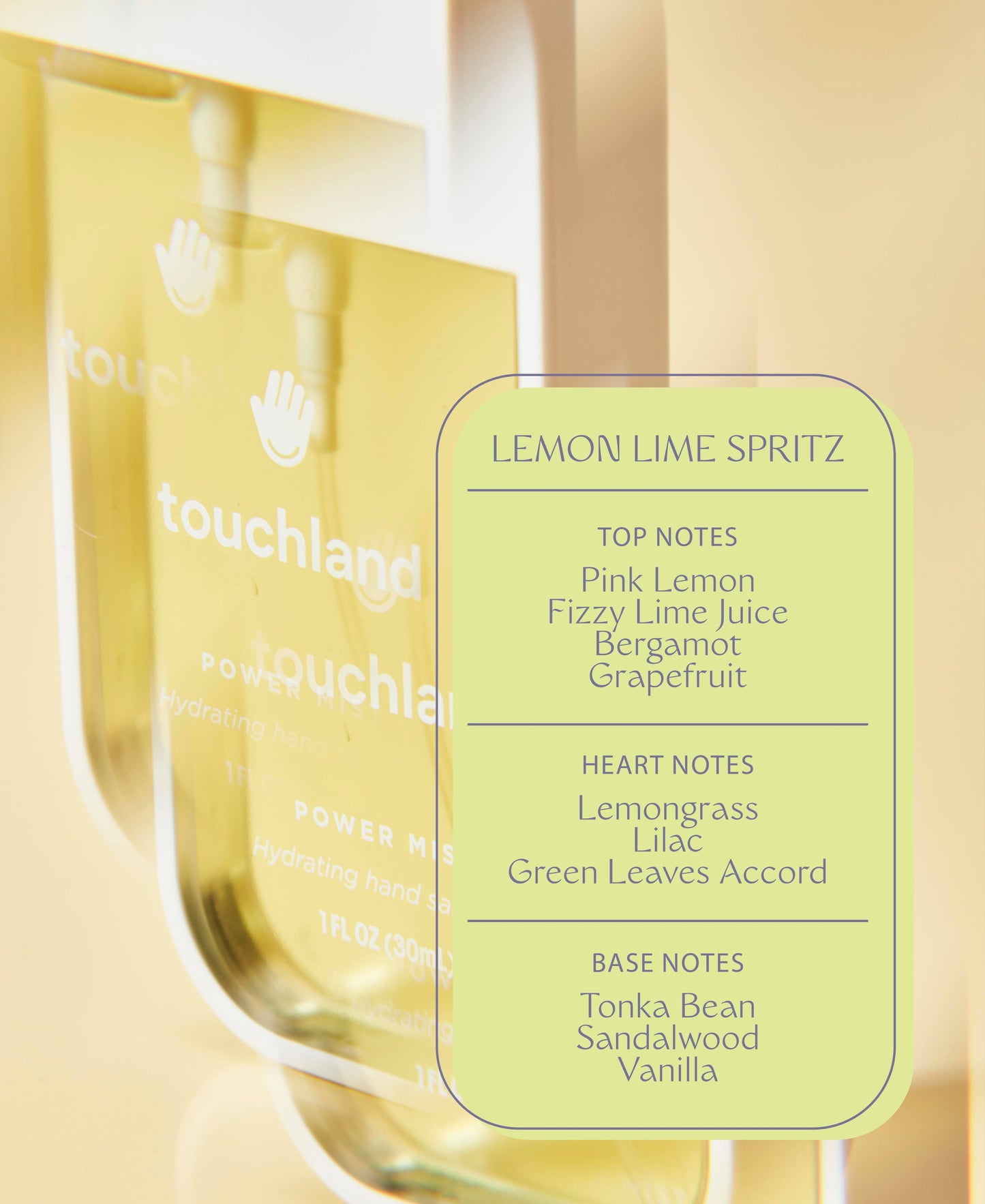 Touchland Power Mist Hand Sanitizer | Lemon Lime Spritz-Touchland--The Twisted Chandelier