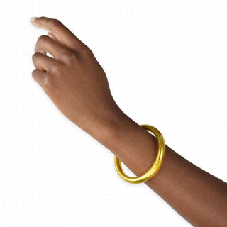 BuDhaGirl's Gold Tzubbie All Weather Bangle® (AWB®) - Serenity Prayer-Bracelet-BuDhaGirl-The Twisted Chandelier