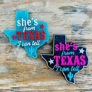 She’s from Texas Car Freshie-Car Freshie-Southern Creek Wholesale-The Twisted Chandelier