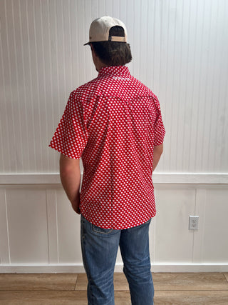 Men's Houston Pearl Snap Fishing Shirt-Men's Tops-SALT WATER SOUL-FD 02/18/26,Men's,RWB-The Twisted Chandelier