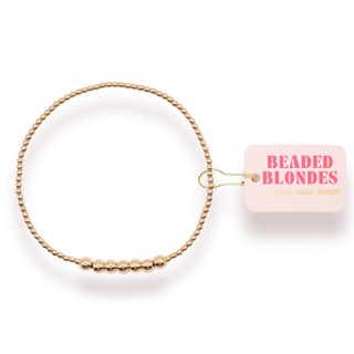 Dainty Lucky Bracelet-Beaded Blondes-The Twisted Chandelier