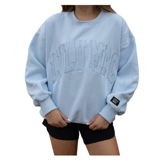 Rory Lulu Mac Sweatshirt - Light Blue-Top-Girlie Girl Originals-NewArrival,Tops Collection-The Twisted Chandelier