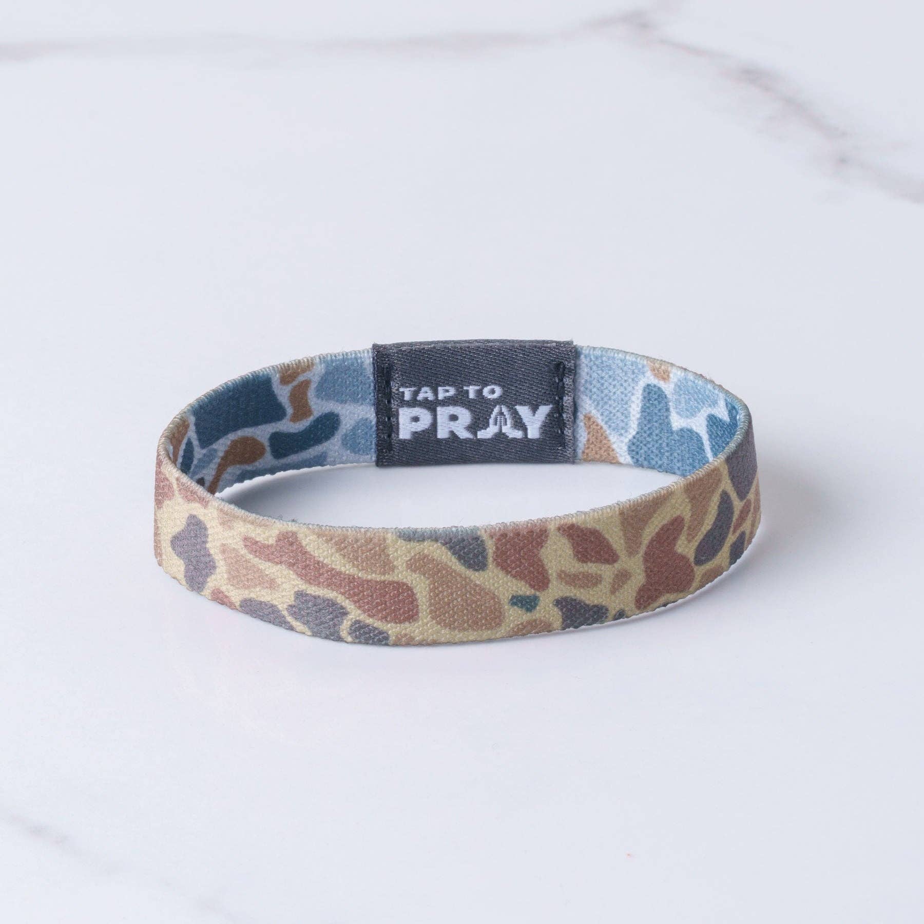 Tap To Pray™ Wristbands - River Rock Camo Sahara and Copper-Versible-The Twisted Chandelier