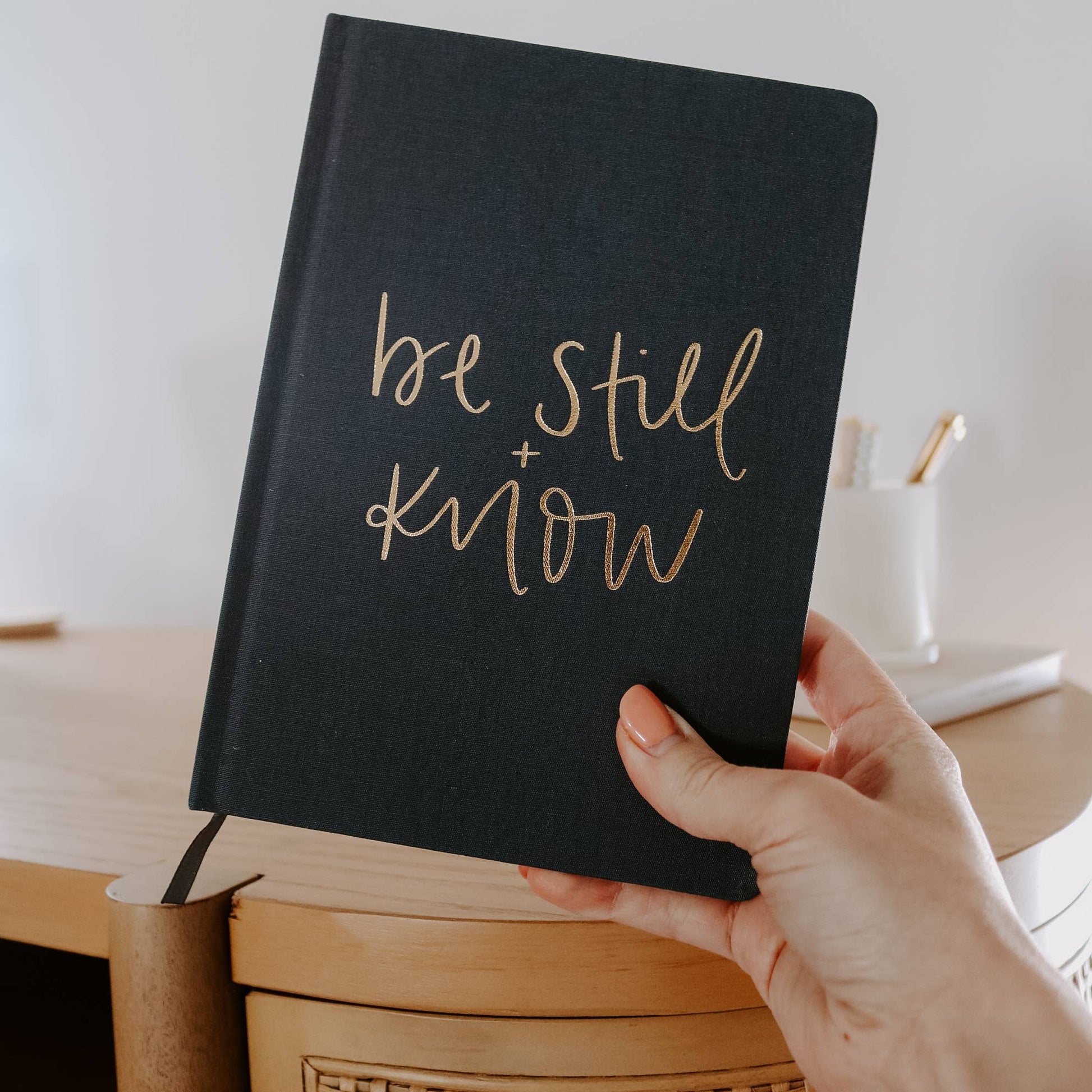 Be Still and Know Fabric Journal - Home Decor & Gifts-Sweet Water Decor-The Twisted Chandelier