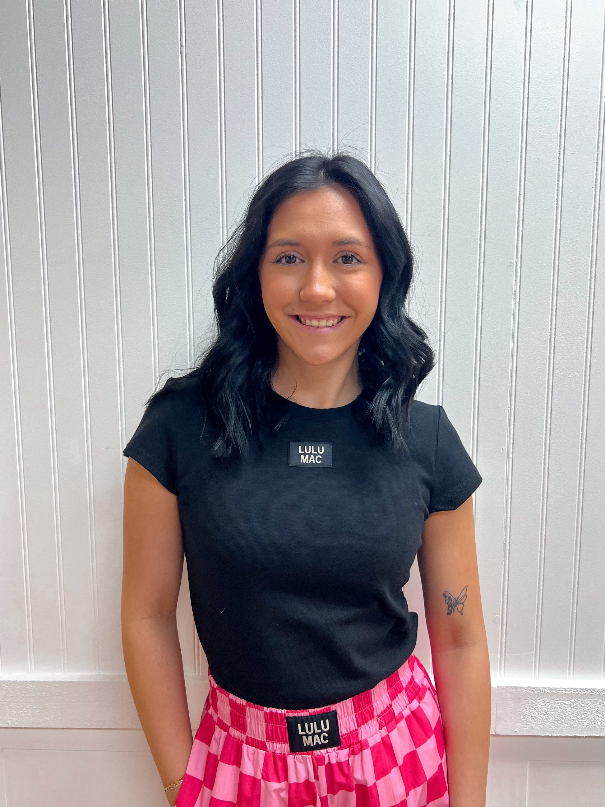 Hallie Baby Doll Top - Black-Girlie Girl Originals-Tops Collection-The Twisted Chandelier