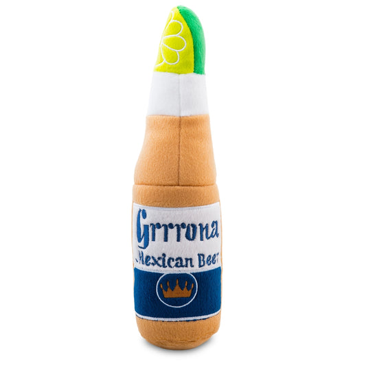Grrrona Beer Bottle Toy Squeaker Dog Toy-dog toy-haute diggity dog-hdd-012-The Twisted Chandelier