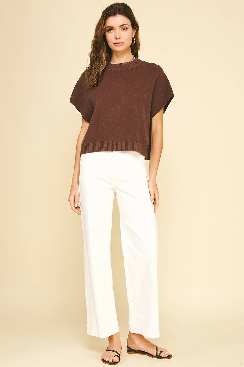 Marcie Dropped Shoulder Sweater Top-PINCH-FD 12/22/25,Tops Collection-The Twisted Chandelier