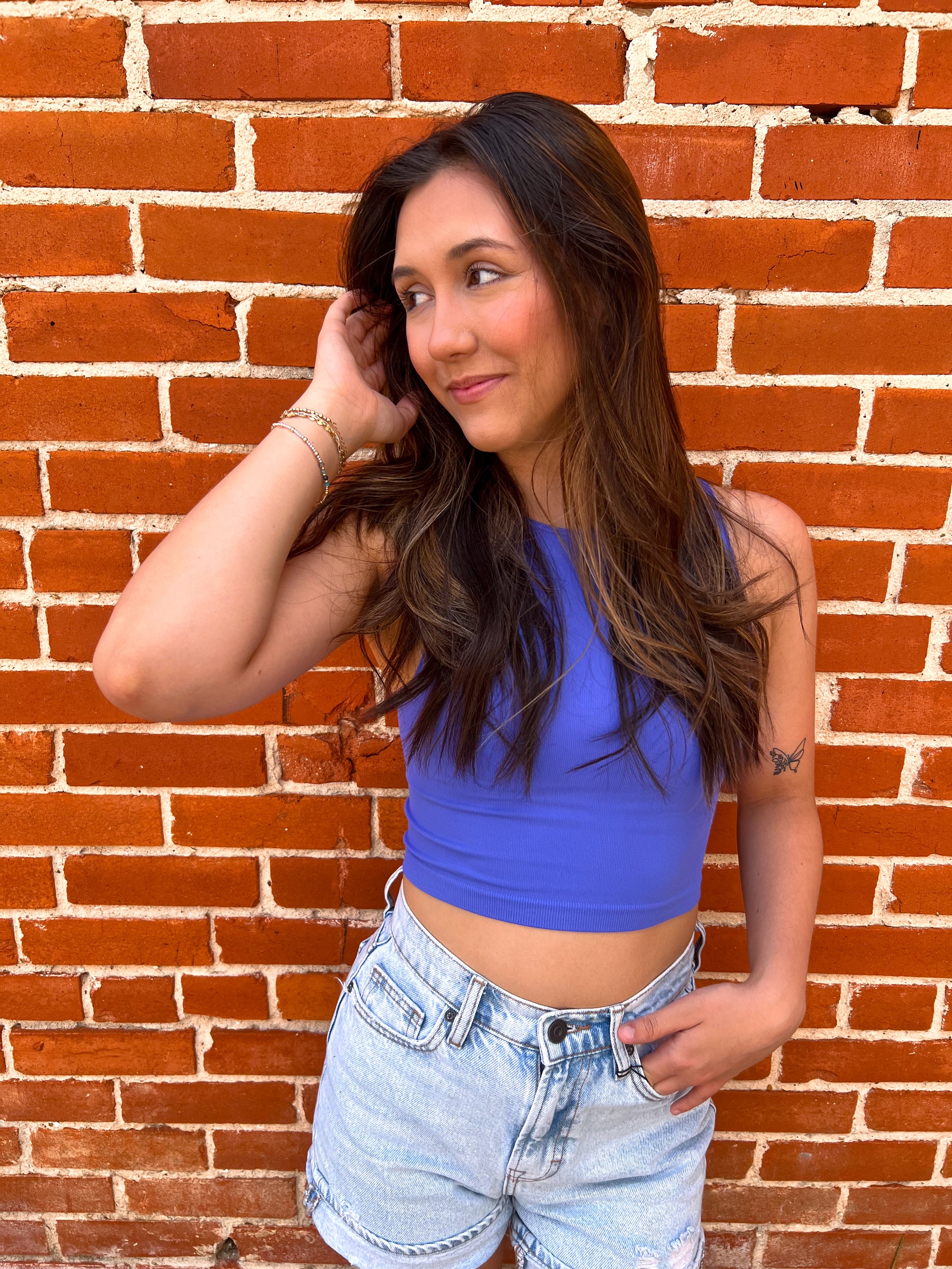 Tenley Casual Crew Neck Crop Top-By Together-08/13/25,Bin B5,FD 07/01/25,OGP 47.50,Tops Collection-The Twisted Chandelier