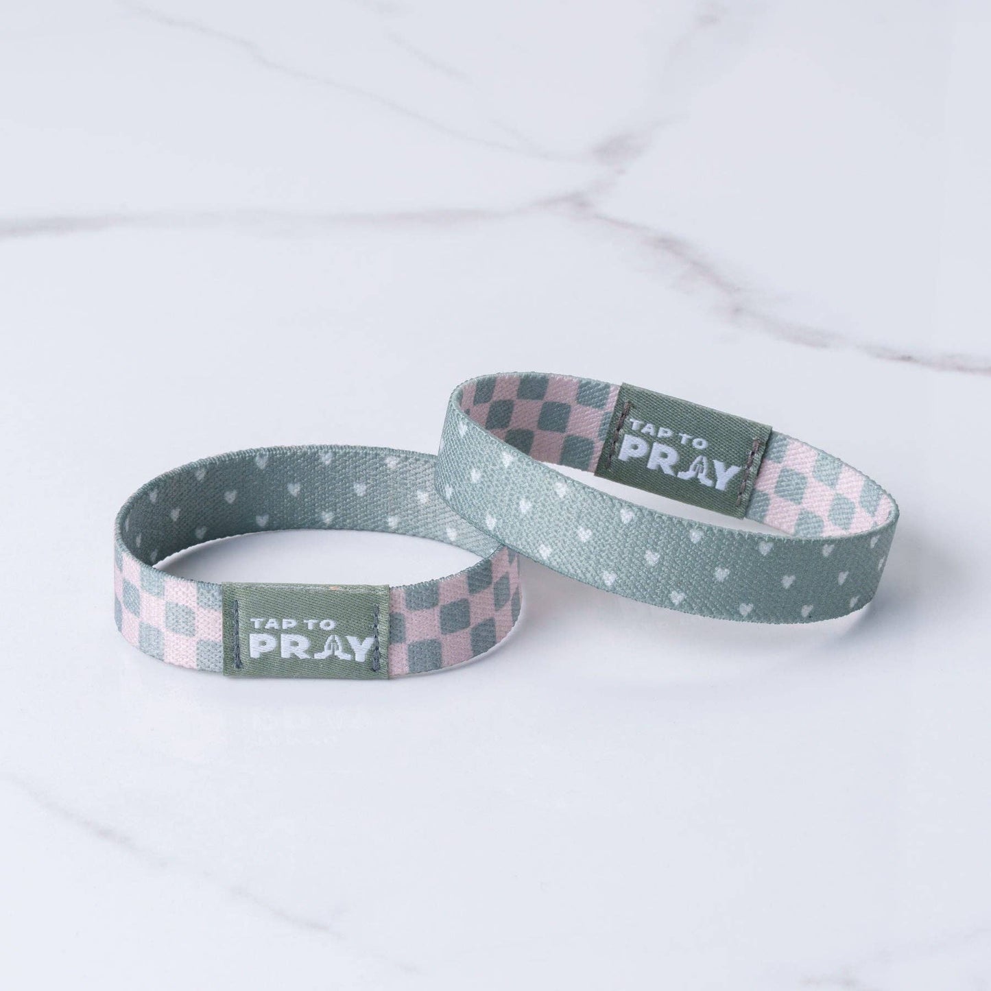 Tap To Pray® Wristband – Cottage & Tile-Versible-The Twisted Chandelier