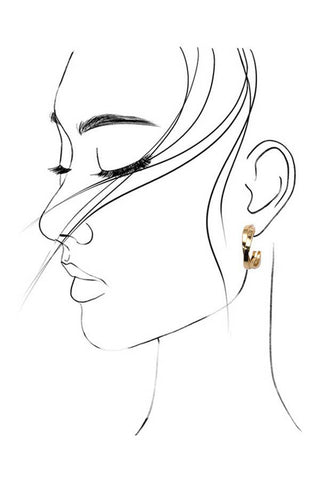 Multi Classic Hoop Trio Earrings-JOSSLYN by wall to wall-31E03865-The Twisted Chandelier