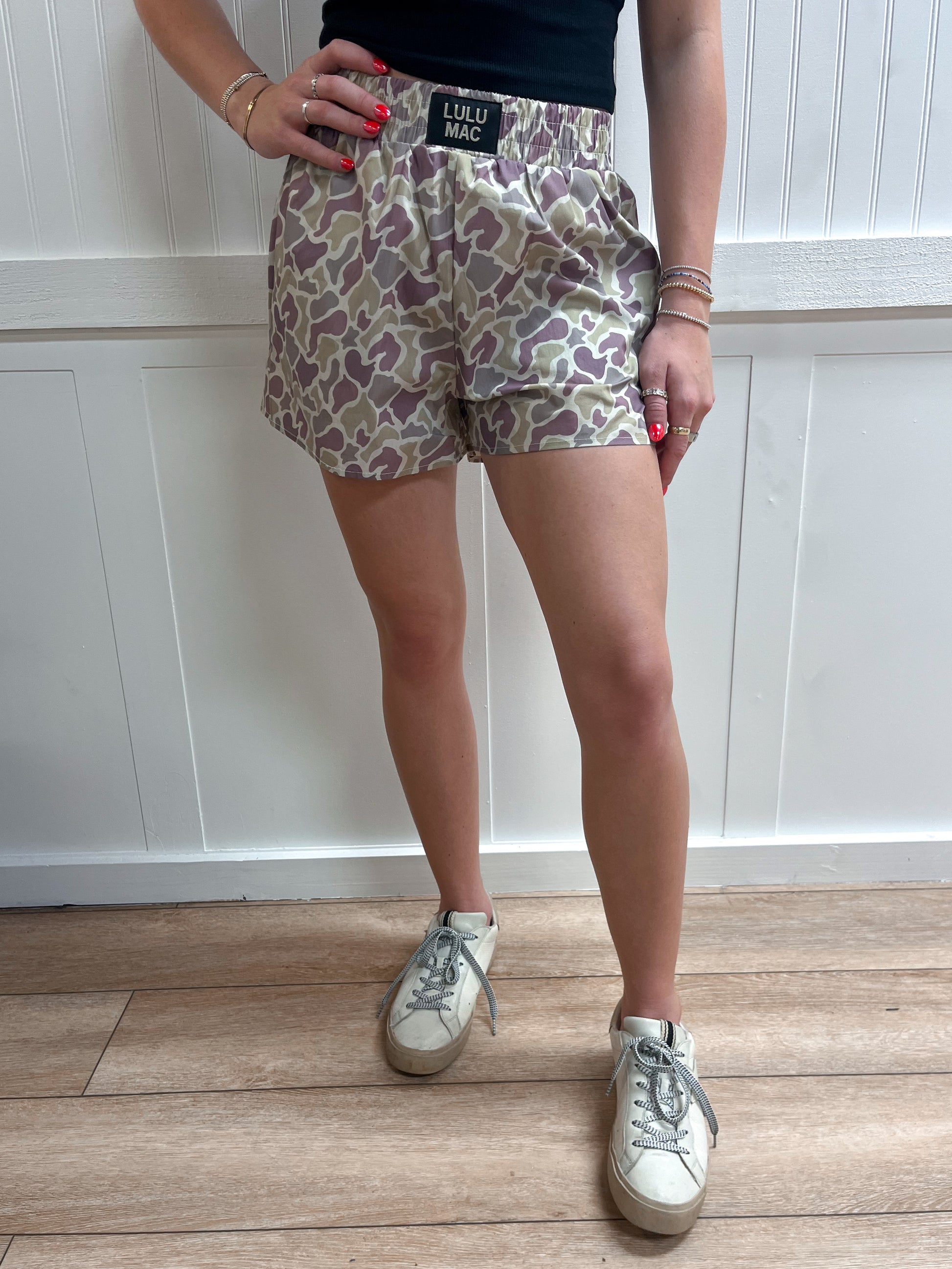 Peyton Light Camo Boxer Shorts-Girlie Girl Originals-bottoms,FD 03/12/26-The Twisted Chandelier