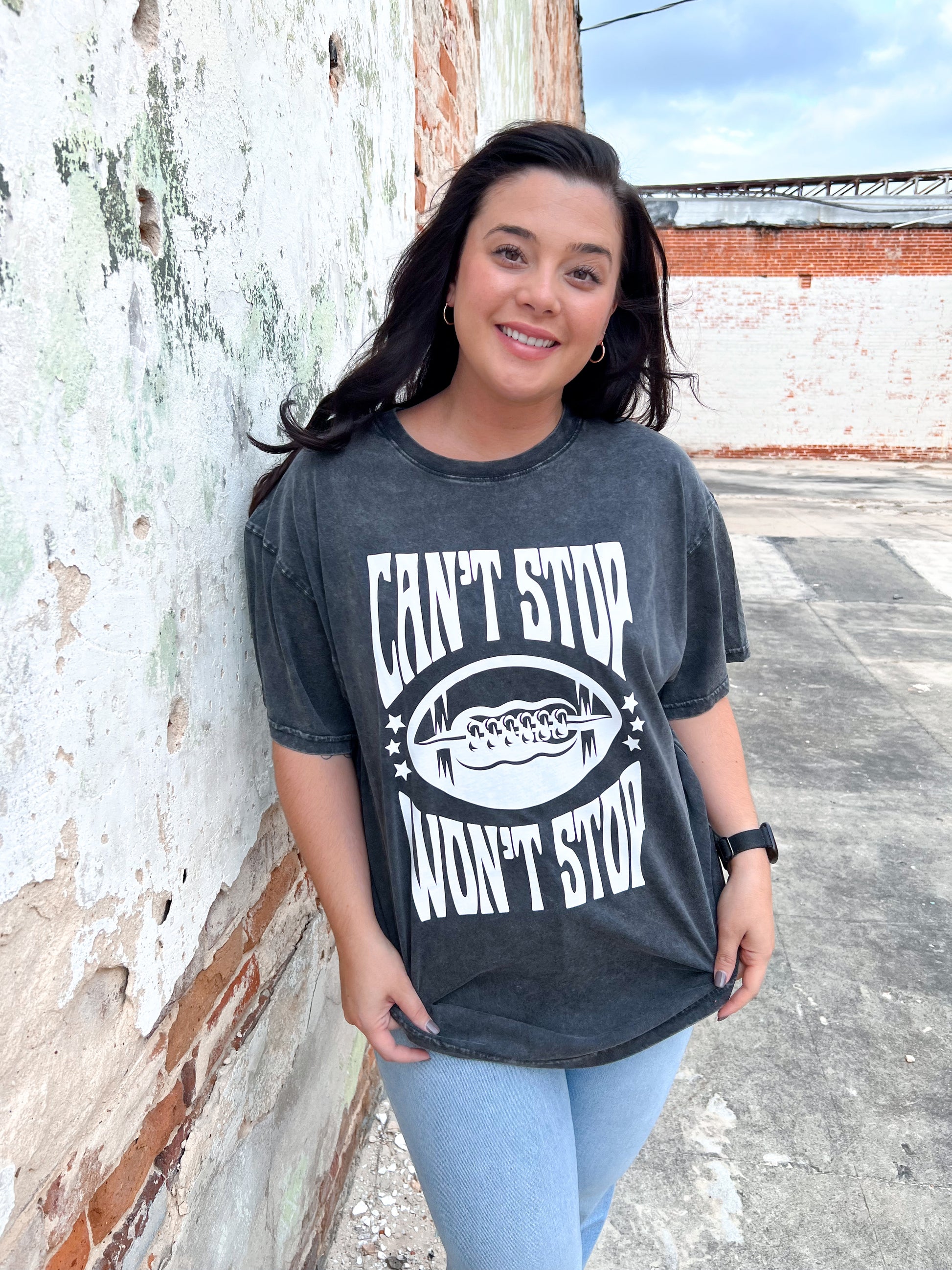 Can't Stop Won't Stop Rocker Tee-Shirt-friday+saturday-11/28/23 md, 2nd md, Bin a6, Max Retail-The Twisted Chandelier