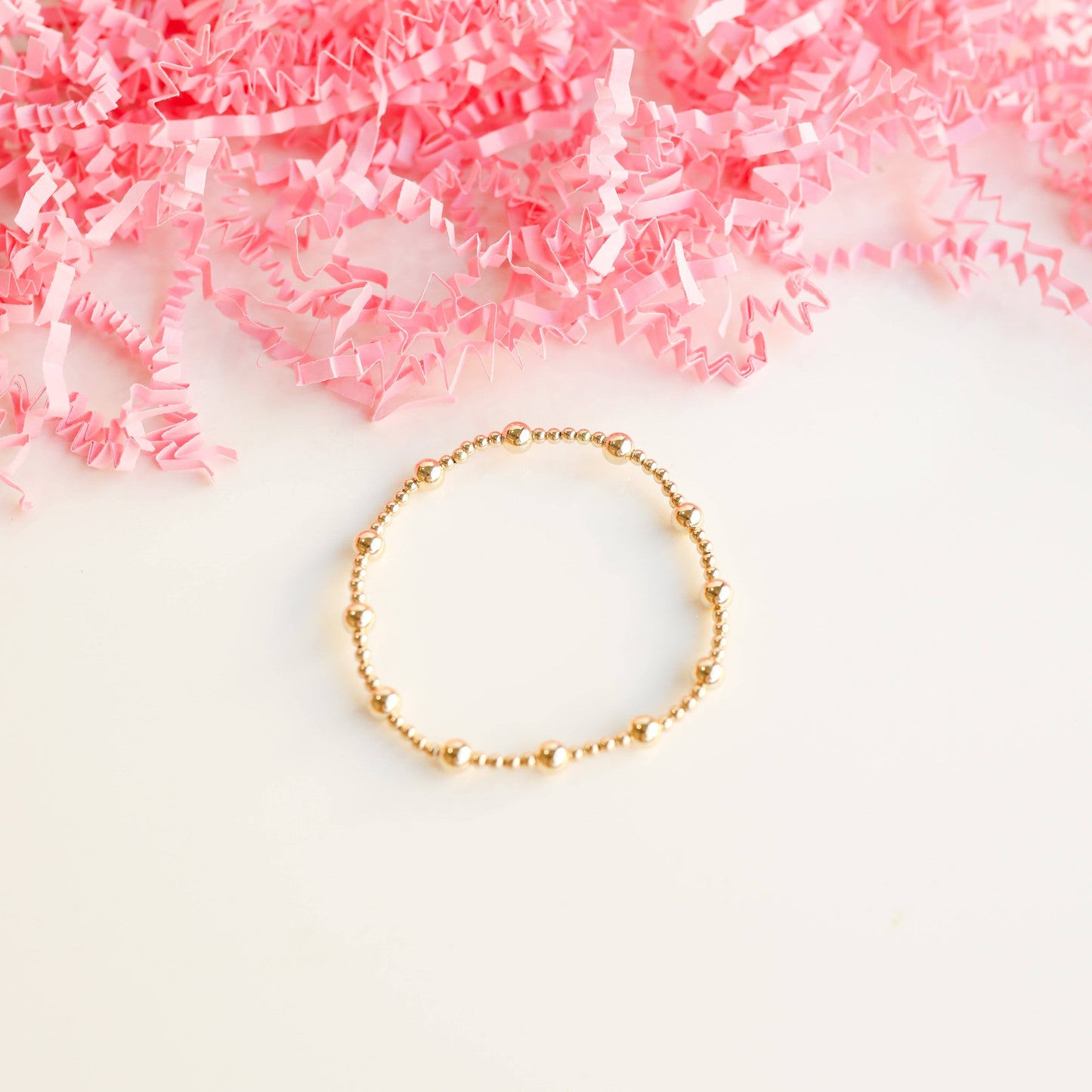 Lively Bracelet in Gold-Beaded Blondes-The Twisted Chandelier