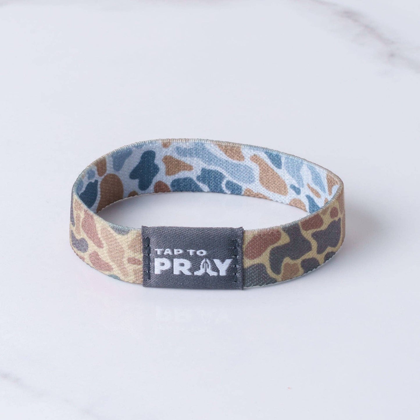 Tap To Pray™ Wristbands - River Rock Camo Sahara and Copper-Versible-The Twisted Chandelier