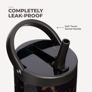 Mocha Tortoise HydroJug 32 oz Sport Water Bottle-HydroJug-NewArrival-The Twisted Chandelier