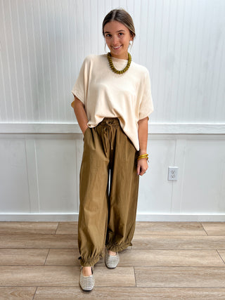 Eden Solid Wide Leg Pants