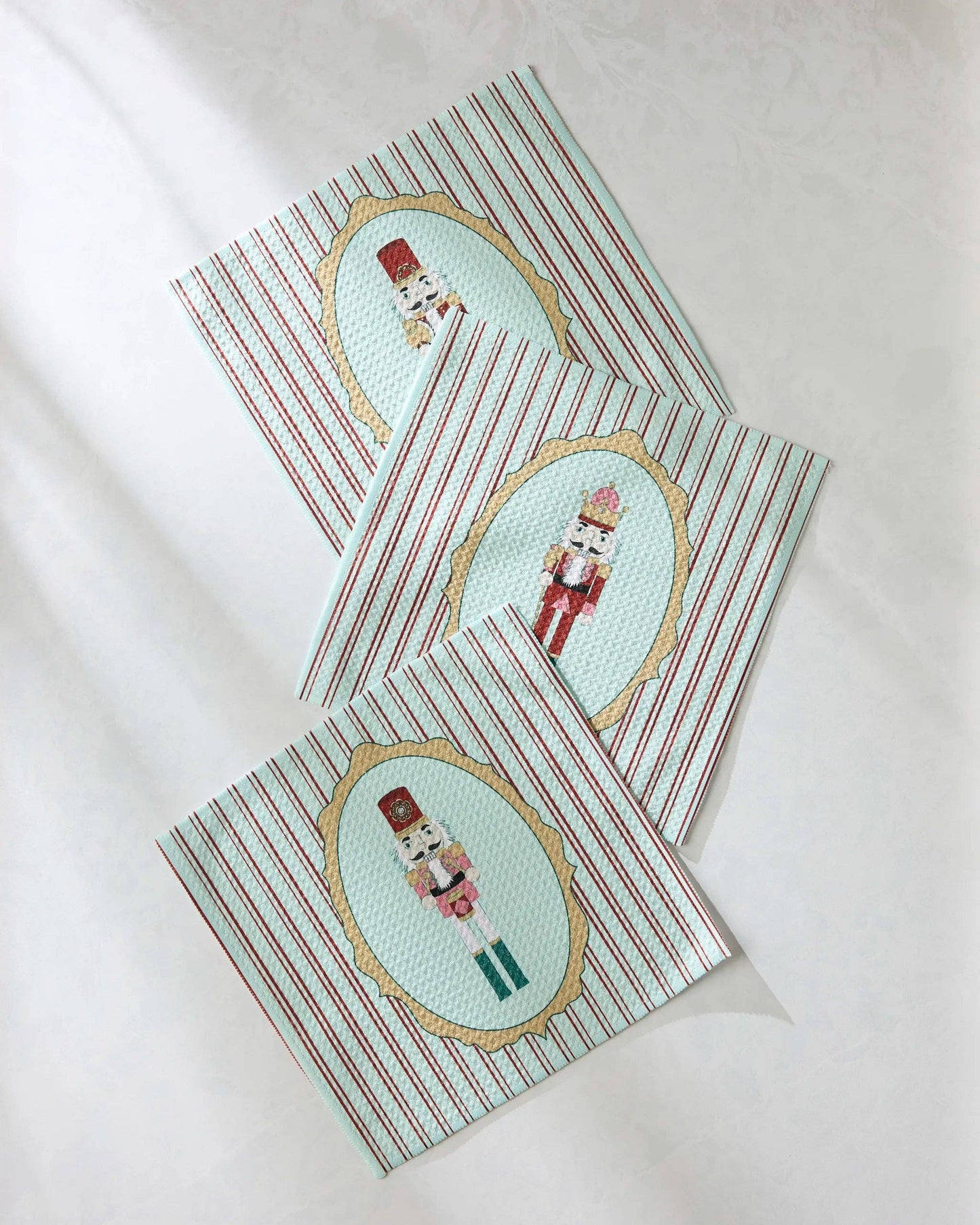 Nutcracker Intermission Dishcloth Set-Geometry-The Twisted Chandelier