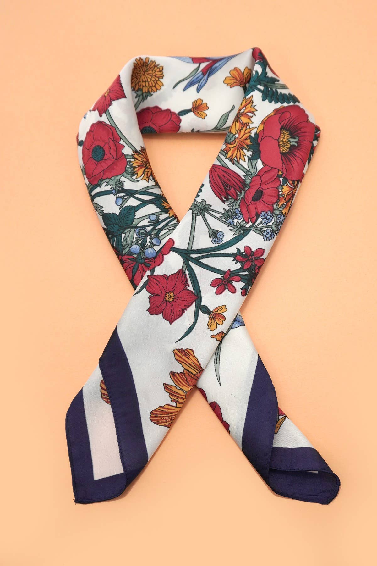 Large Floral Print Bandana Scarf-JOSSLYN by wall to wall-The Twisted Chandelier
