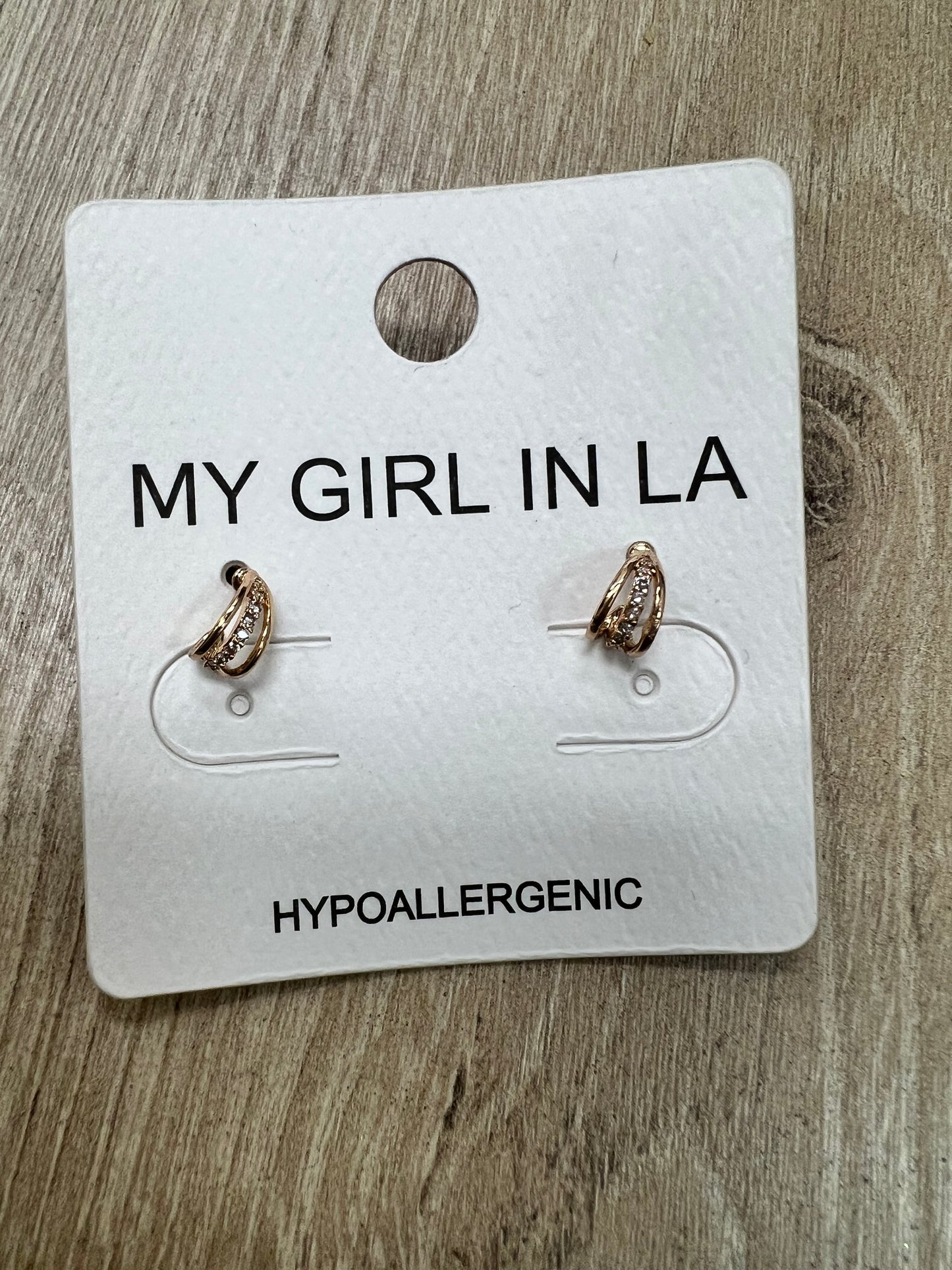 Small Teardrop Stud Earrings