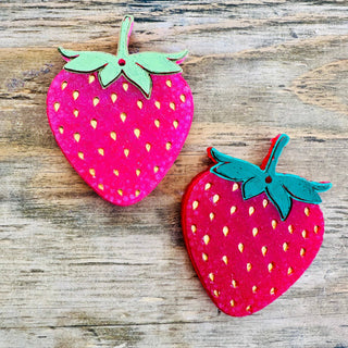 Strawberry Car Freshie-Car Freshie-Southern Creek Wholesale-The Twisted Chandelier