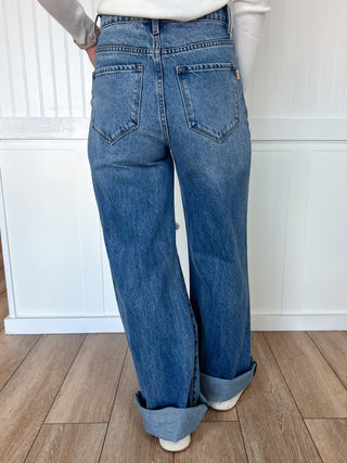 Euphoria Wide Leg Jeans-Vibrant M.i.U-Bin C6,Bin D6,bottoms,FD 08/26/25-The Twisted Chandelier