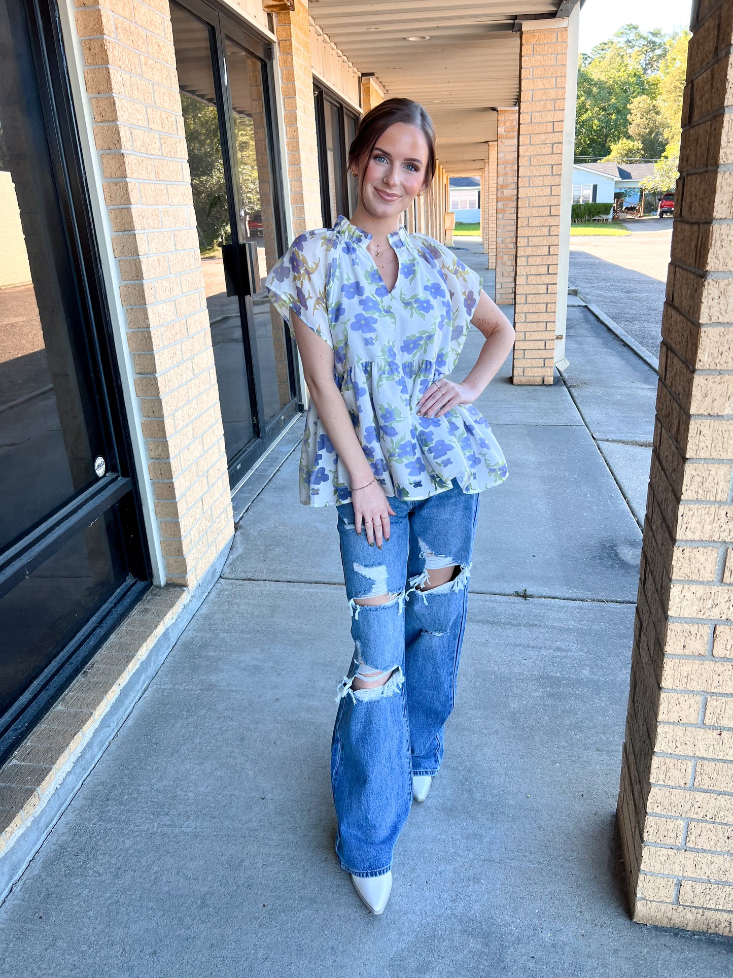 Addyson Puff Sleeve Blouse-Top-Entro-03/08/25,09/13/24,1st md,Bin d2,Max Retail,t22713,Tops Collection-The Twisted Chandelier