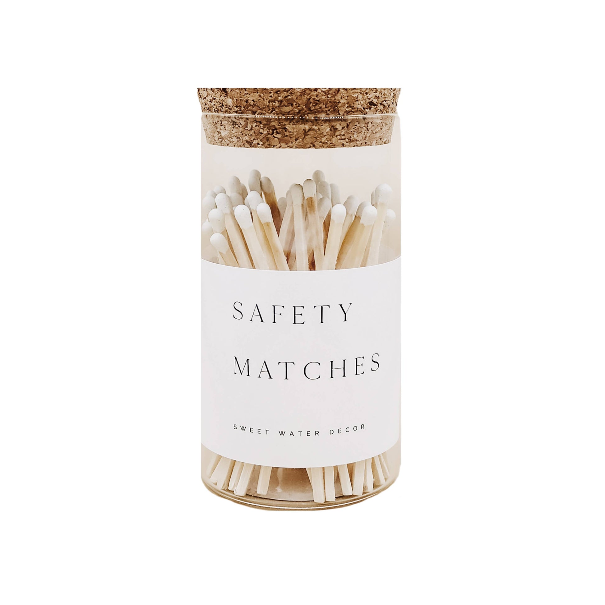 Medium Hearth Matches, White Tip - Home Decor & Gifts-Sweet Water Decor--The Twisted Chandelier