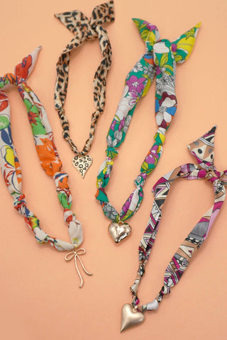 Handmade Scarf Charm Necklaces-Necklace-JOSSLYN by wall to wall-80N91790-The Twisted Chandelier