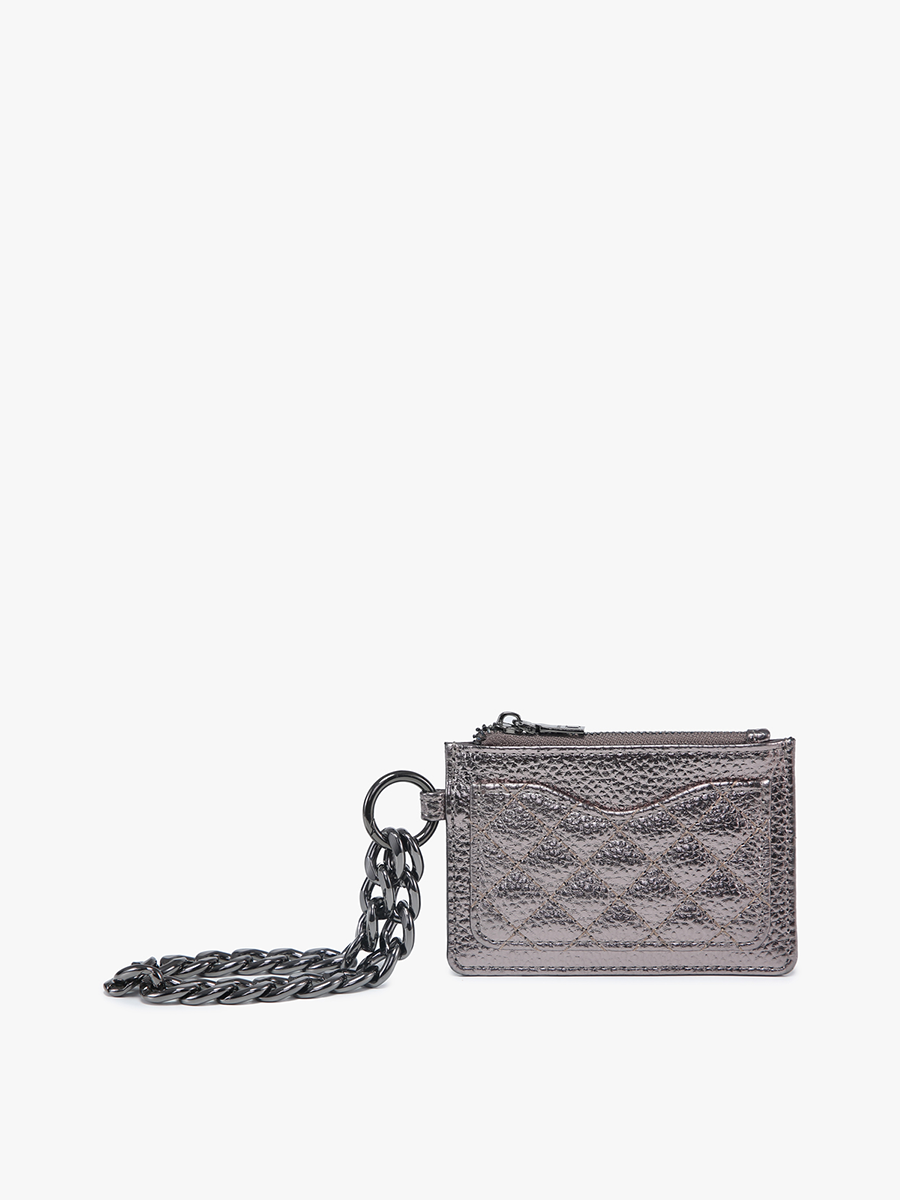 Rhodes Quilted Wallet w/ Chain Bangle-Jen & Co.-FD 10/23/24-The Twisted Chandelier