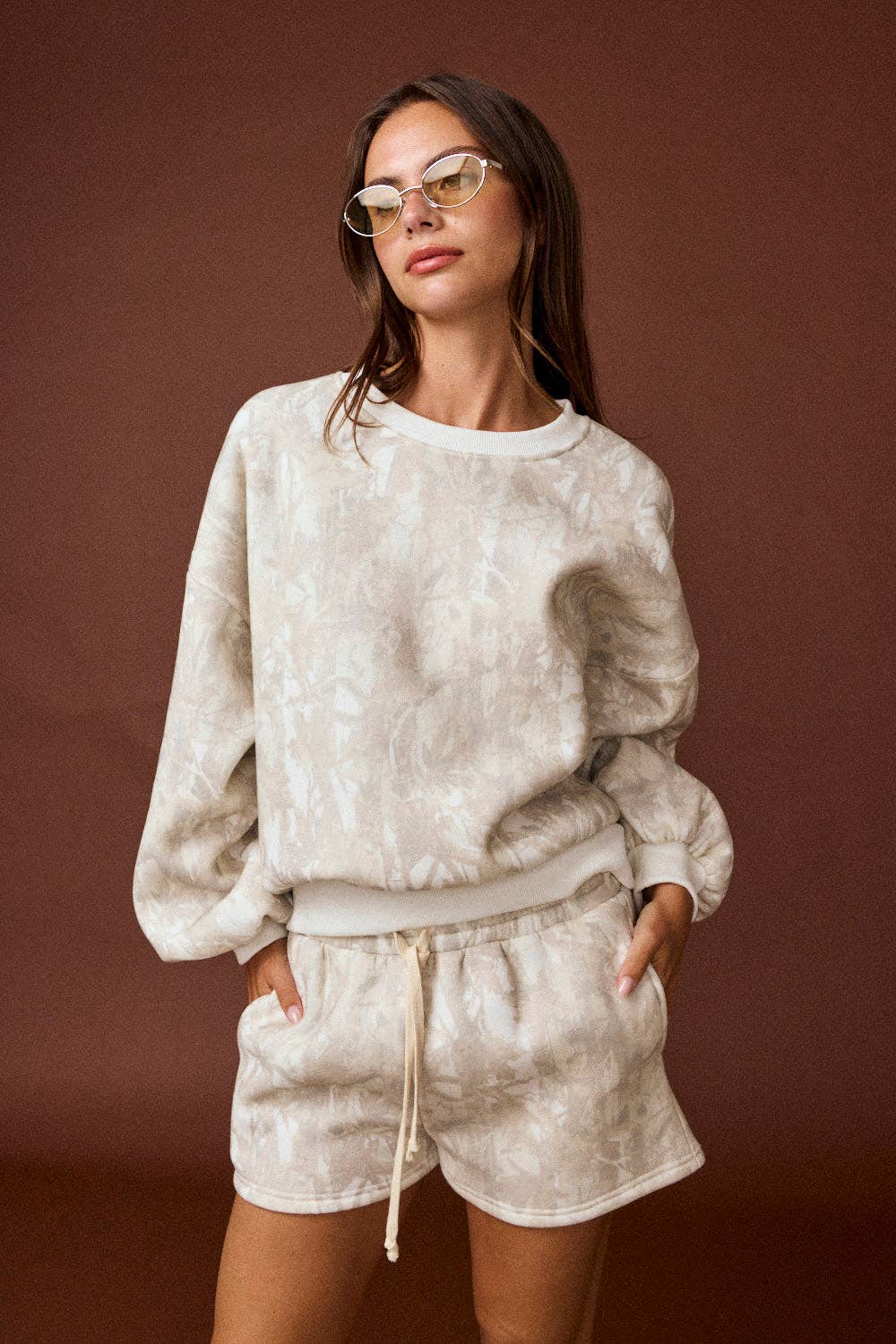 Riley Woodland Camo Crewneck Set-Papermoon-PX50791-The Twisted Chandelier