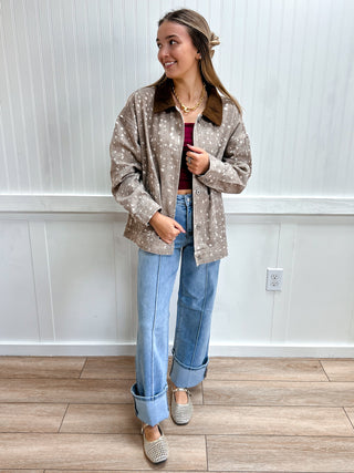 Remi Western Animal Print Jacket-Jacket-VERY J-Fall Favorites,FD 10/20/26,NewArrival,NJ90491,Tops Collection-The Twisted Chandelier