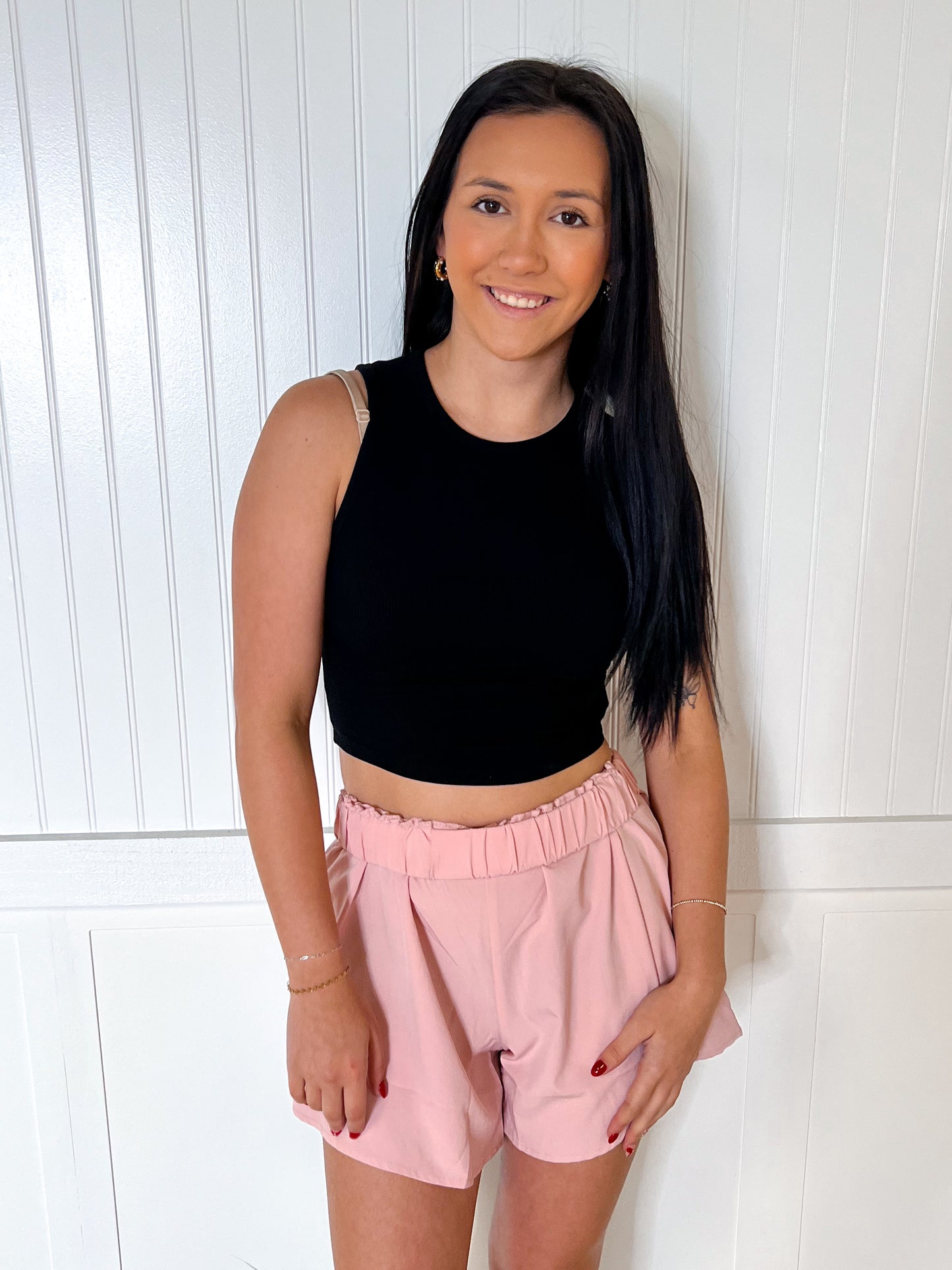 Imani Pink Shorts-Shorts-Mazik-$25 & Under Sale,11/28/23 md,1st md,8/22/23,BIN A2,bottoms,Max Retail-The Twisted Chandelier