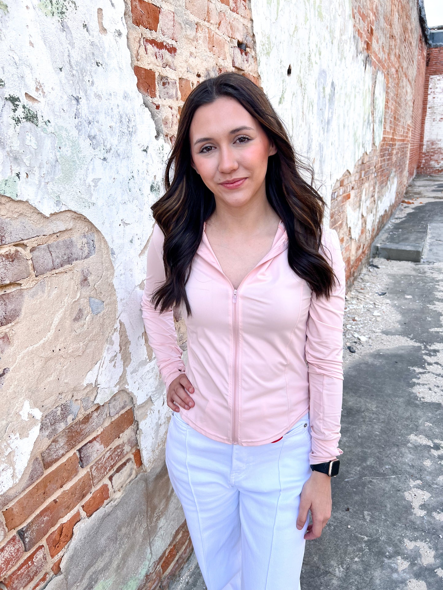Katie Dry Fit Zip Up Lightweight Jacket-Apparel & Accessories-blu pepper-11/13/24,1st md,Bin c1,OGP 52.99,Tops Collection-The Twisted Chandelier